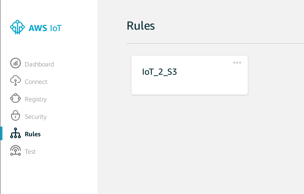 AWS IoT Create Rule #5