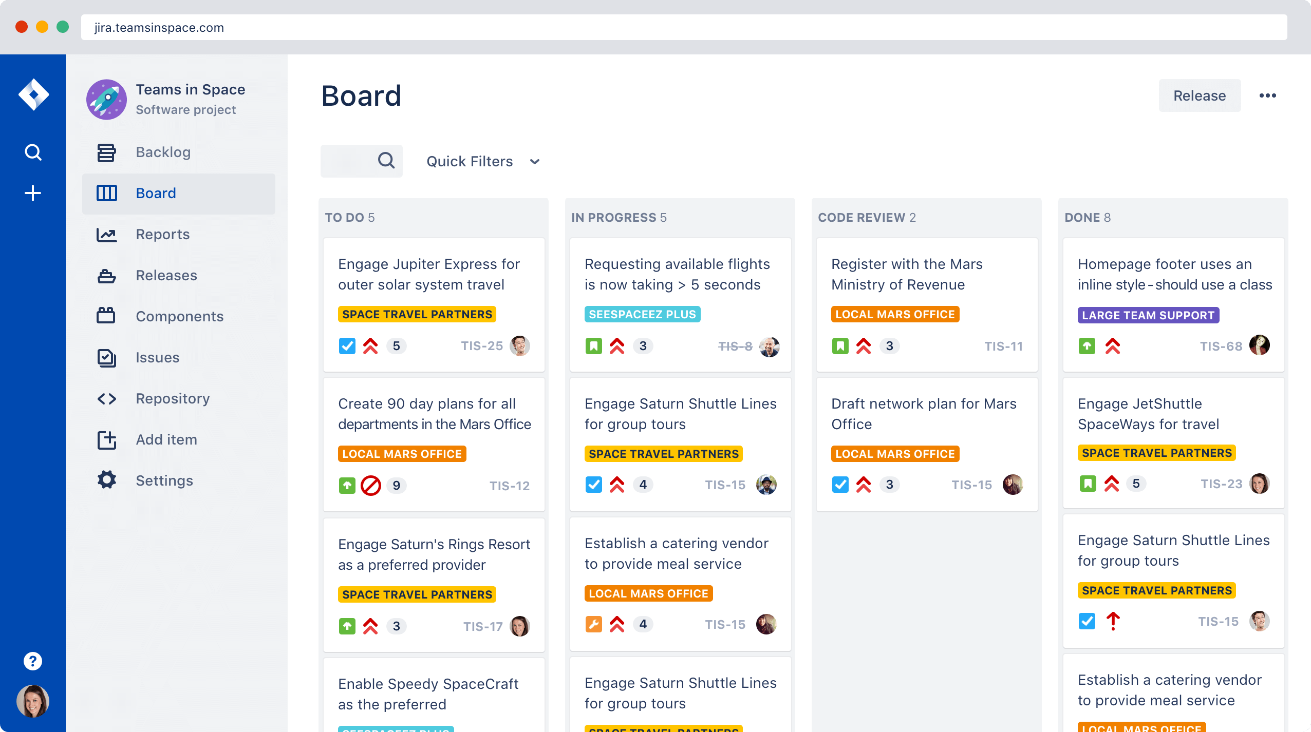 Jira Dashboard